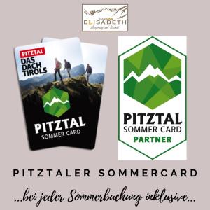 ein paar Logos für einen Pitzstarter-Sommercamparercommander in der Unterkunft Haus Elisabeth in Sankt Leonhard im Pitztal