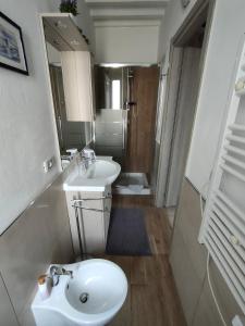 Koupelna v ubytování B&B Pierilu'