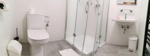 Koupelna v ubytování Hotel U Racka