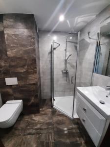Ванная комната в Noclegi Dębowy Zakątek