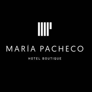 a sign that reads maria pacoscoco at María Pacheco Hotel Boutique in Avila