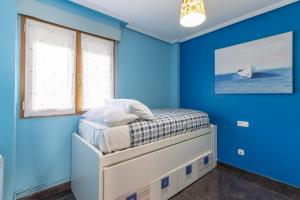 Posteľ alebo postele v izbe v ubytovaní Confortable apartamento en Lekeitio