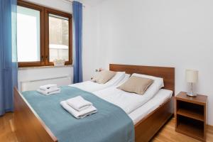 Postel nebo postele na pokoji v ubytování Villa 4 Pory Roku by Noclegi Renters