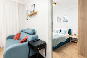 Posteľ alebo postele v izbe v ubytovaní Browar Gdański Free Parking by Noclegi Renters