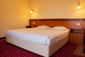 Voodi või voodid majutusasutuse Olympavan Hotel toas