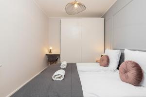 Posteľ alebo postele v izbe v ubytovaní Browar Gdański Free Parking by Noclegi Renters