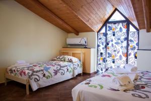 Postel nebo postele na pokoji v ubytování Le Coccole