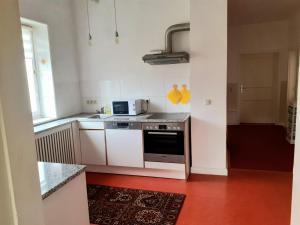 Kuchyň nebo kuchyňský kout v ubytování Haus 2 Linden
