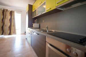 Kuchyň nebo kuchyňský kout v ubytování Apartmani Di-Ana