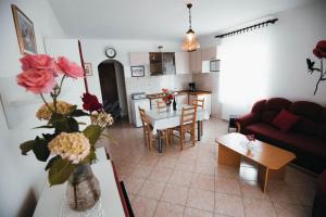 Kuchyň nebo kuchyňský kout v ubytování Apartments Tamaris