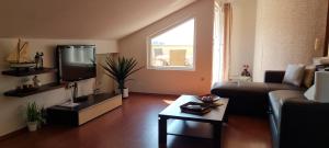 TV a/nebo společenská místnost v ubytování Apartman NANE