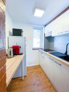 Kuchyň nebo kuchyňský kout v ubytování Säntisecho - in der Natur zu Hause