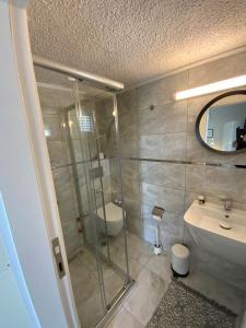 A bathroom at ATICI HOTEL