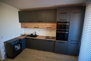 Kuchyň nebo kuchyňský kout v ubytování Sonia Apartman