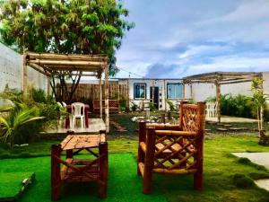 En hage utenfor Mare S&M Casa Hostal