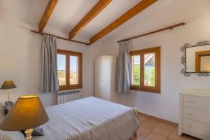 Postel nebo postele na pokoji v ubytování Can Picafort - 29003 Mallorca + 29 fotografií