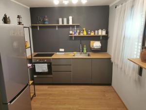 Kuchyň nebo kuchyňský kout v ubytování House Kupa MB