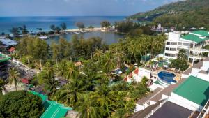 an aerial view of a resort with a body of water at Best Western Phuket Ocean Resort in Karon Beach