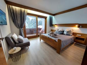 Posteľ alebo postele v izbe v ubytovaní Appartements MAGLOV