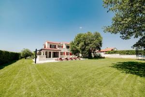 Zahrada ubytování Villa Alma