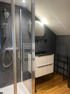 Kúpeľňa v ubytovaní Chalet Jersey