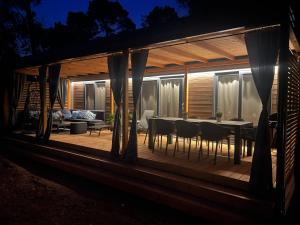 Patio nebo venkovní prostory v ubytování Mobile Home Jana