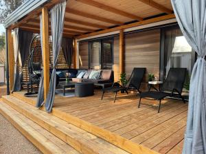 Patio nebo venkovní prostory v ubytování Mobile Home Jana