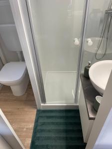 Koupelna v ubytování Mobile Home Jana