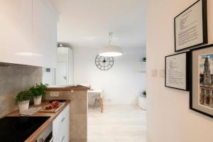 Kuchyňa alebo kuchynka v ubytovaní Waw Apartamenty Manhattan