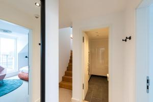 Cama ou camas em um quarto em Studiohouse Frankfurt