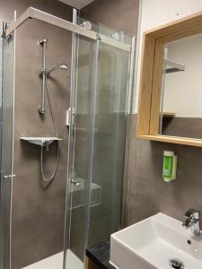 Koupelna v ubytování Hotel & Gasthof Zur Linde + 37 fotografií
