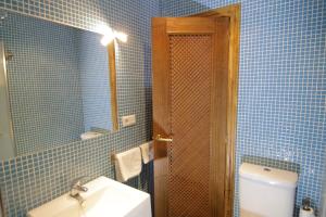 Koupelna v ubytování Vivienda Turística Yamaries
