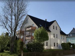 Das Gebäude in dem sich die Ferienwohnung befindet