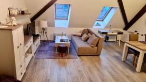 TV a/nebo společenská místnost v ubytování Romantic Apartments Sweet Baci