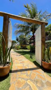 Um jardim em Village Muta