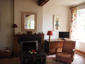 A seating area at Chateau de Juvigny