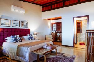 Postel nebo postele na pokoji v ubytování Hotel Pousada Boutique Coco Bambu Morere