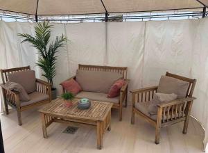 Posezení v ubytování Apartamento Los Naranjos de Santa Justa