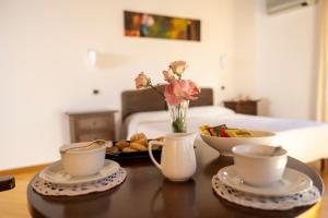 Posezení v ubytování Hotel La Pace