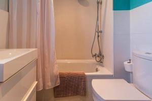 A bathroom at Apto en primera línea de playa