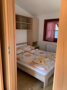 Postel nebo postele na pokoji v ubytování Ranč pod Babicou