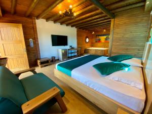 Letto o letti in una camera di Sotavento Cabañas