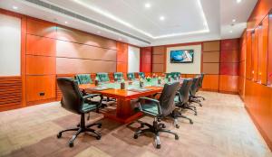 Der Geschäftsbereich oder Konferenzraum in der Unterkunft Sarovar Portico Jaipur