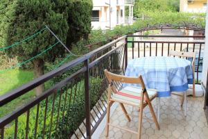Een balkon of terras bij Pineta House Vidos