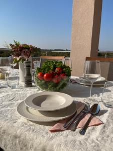 Balkon lub taras w obiekcie Apartman Yacht
