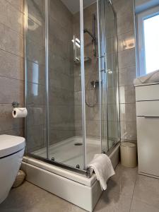 Łazienka w obiekcie Apartman Yacht