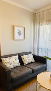 Coin salon dans l'établissement Anadia Chic Apartment