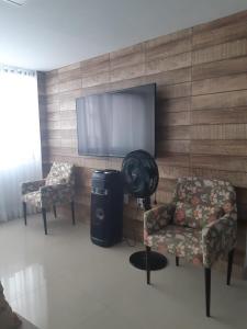 TV/trung tâm giải trí tại Férias na Praia