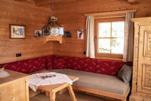 A seating area at Ferienhaus Haus Gilfert