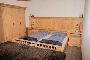 Postel nebo postele na pokoji v ubytování Ferienhaus Haus Gilfert